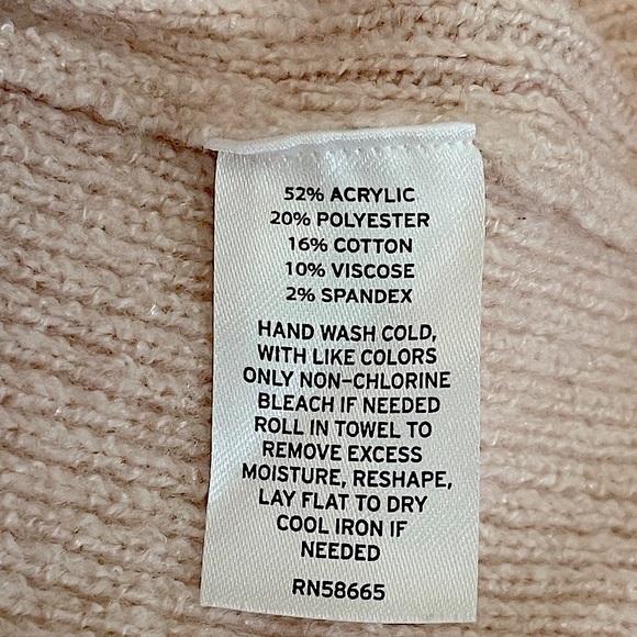 💥SALE💥TREASURE & BOND PINK SEPIA OFF THE SHOULDER SWEATER SZ XL NWTS - Picture 12 of 12